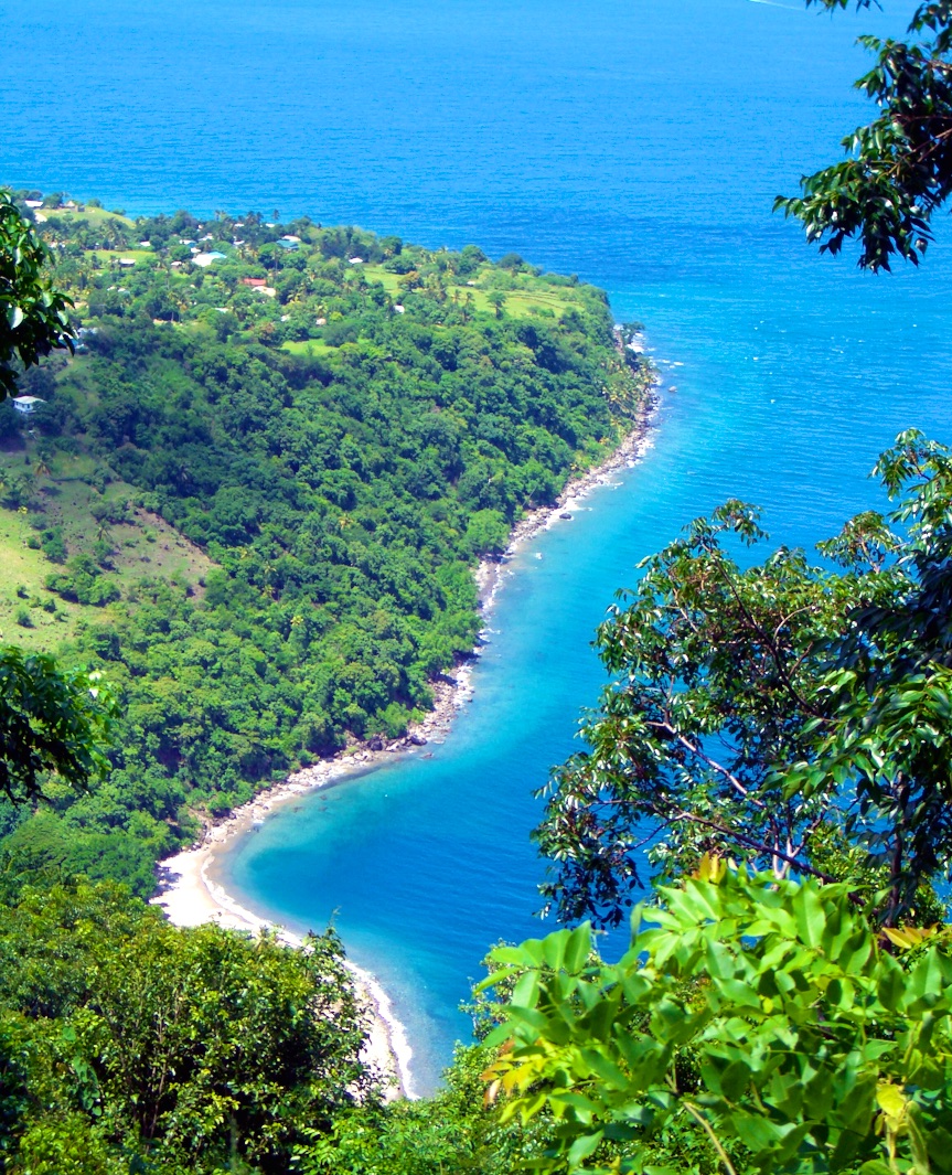 VIEW OF COAST FROM GROS PITON_1090 – Amy Laughinghouse Hits the Road