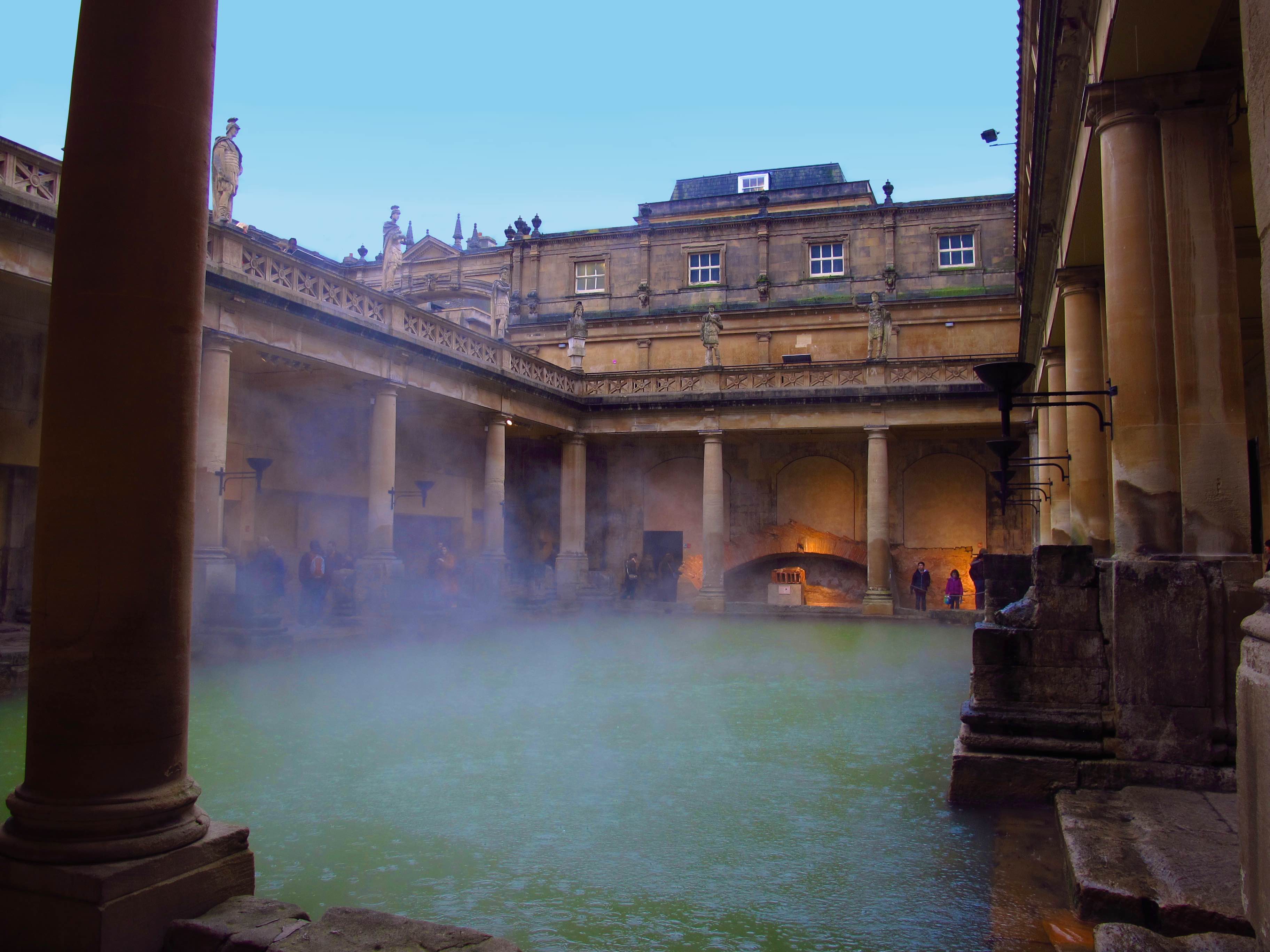 the roman bath kitchen